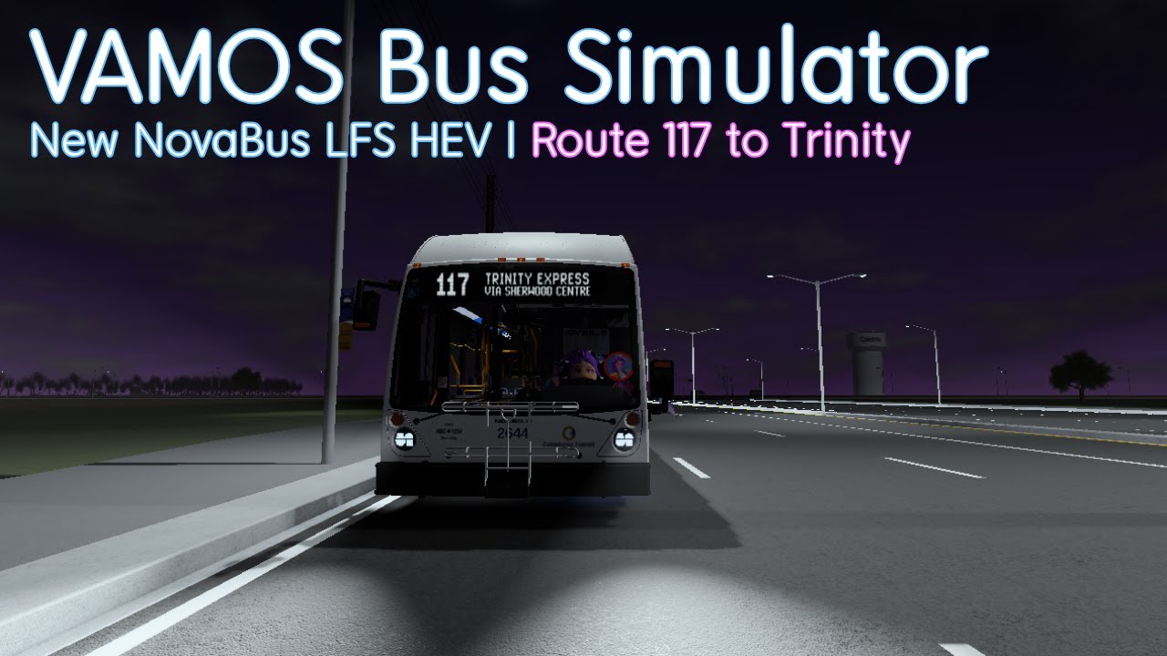 NEW UPDATE! Roblox VAMOS Bus Simulator | 2025 NovaBus LFS HEV | Route 117