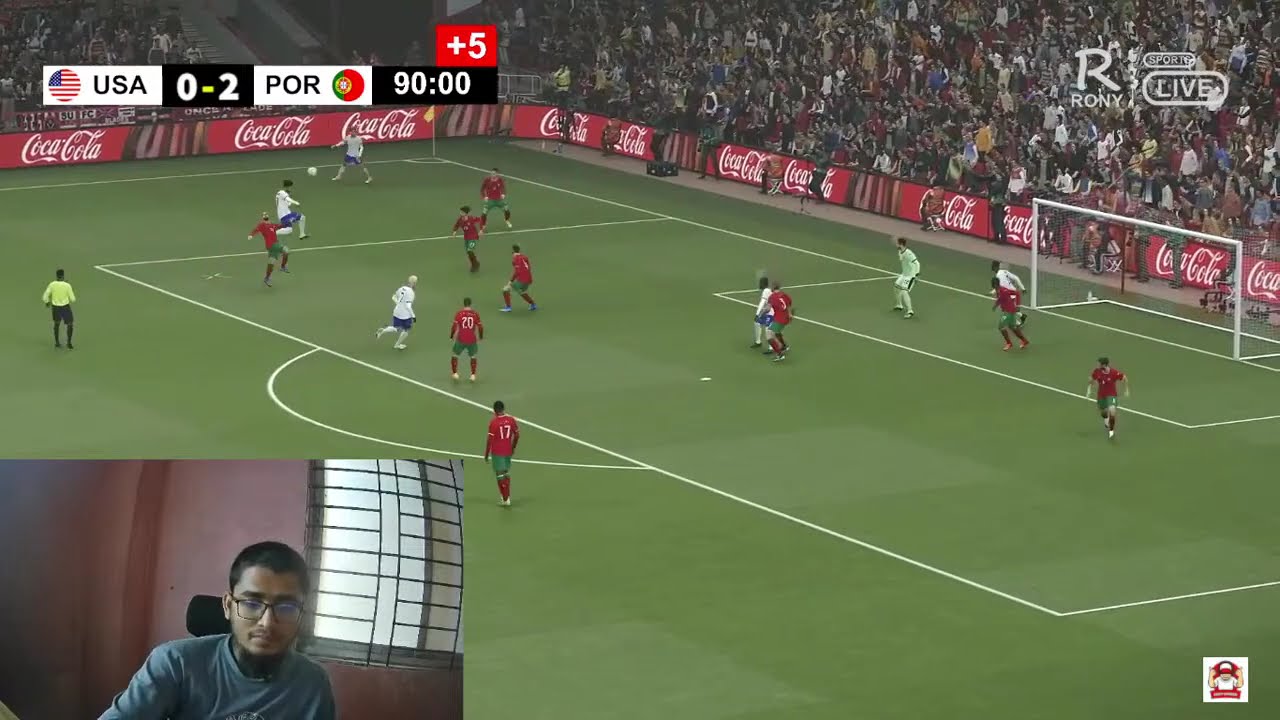 Portugal vs USA | International Friendly Football Match 2026 | PES 21 Simulation Gameplay
