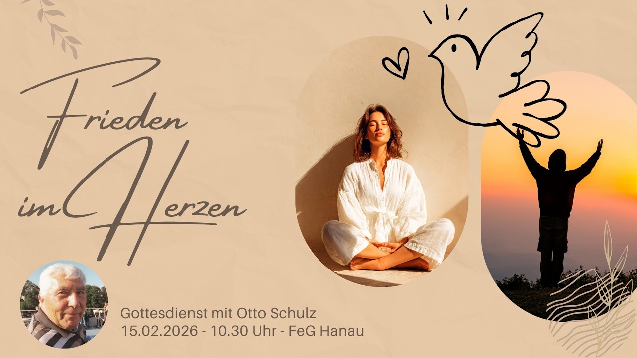 Frieden wünschen sich alle – aber wie findet man ihn wirklich? | Johannes 14, 27+16, 33 | FeG Hanau