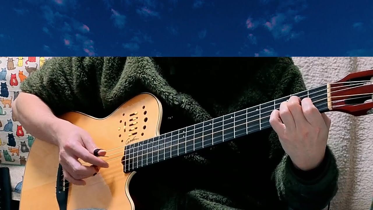 ARIA - サンタクロウスの空【ソロギター】