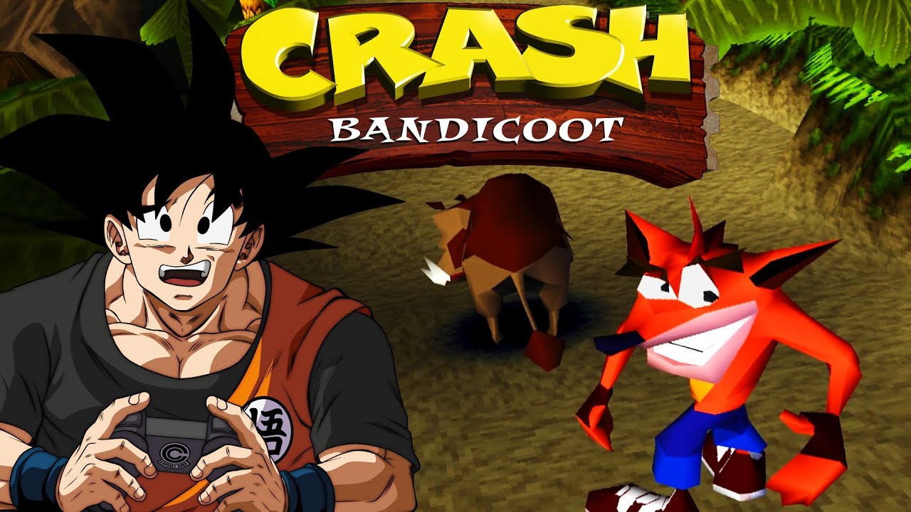 Goku Plays Crash Bandicoot | WOAH!