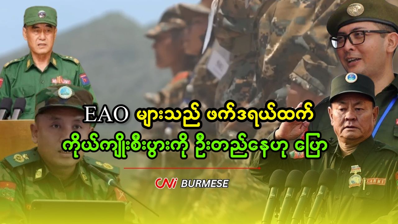 EAO များသည် ဖက်ဒရယ်ထက် ကိုယ်ကျိုးစီးပွားကို ဦးတည်နေဟု ပြော