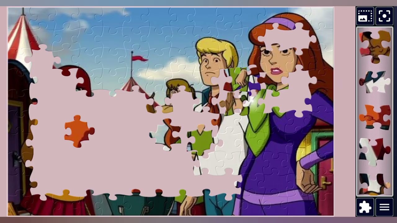 Scooby-Dooby-Doo Circus Mystery🧑‍🤝‍🧑👭🐕🎪✨️🪄//jigsaw puzzles🧩🧩//jigsaw puzzles journey🧩//puzzlesArt🧩//