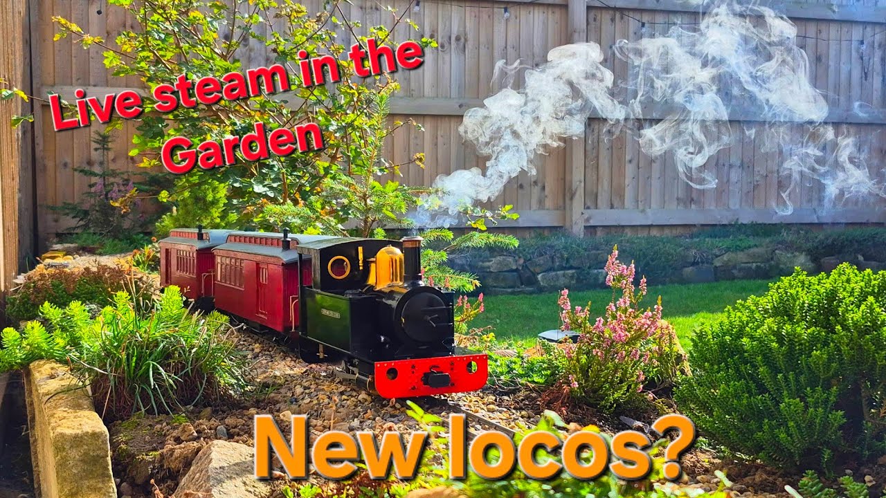NEW locos on my garden railway and some familiar ones 
