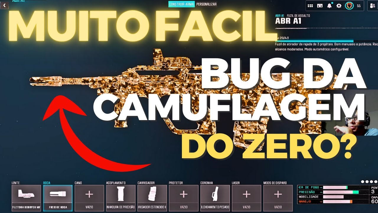 COMO BUGAR A CAMUFLAGEM NO WARZONE? #warzone #bo6  #youtubeshorts