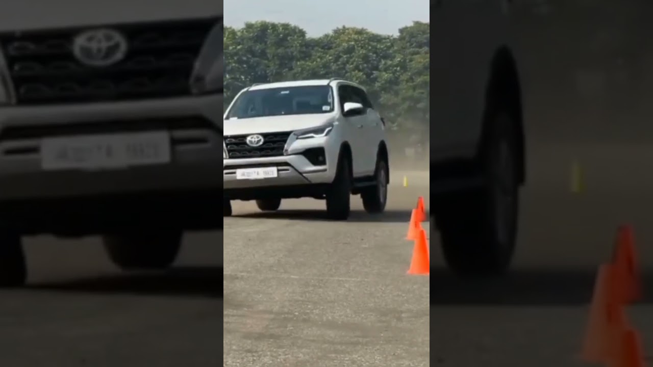 FORTUNER VERSUS SCORPIO N BODY ROLL TEST #fortunerlovers #scorpion