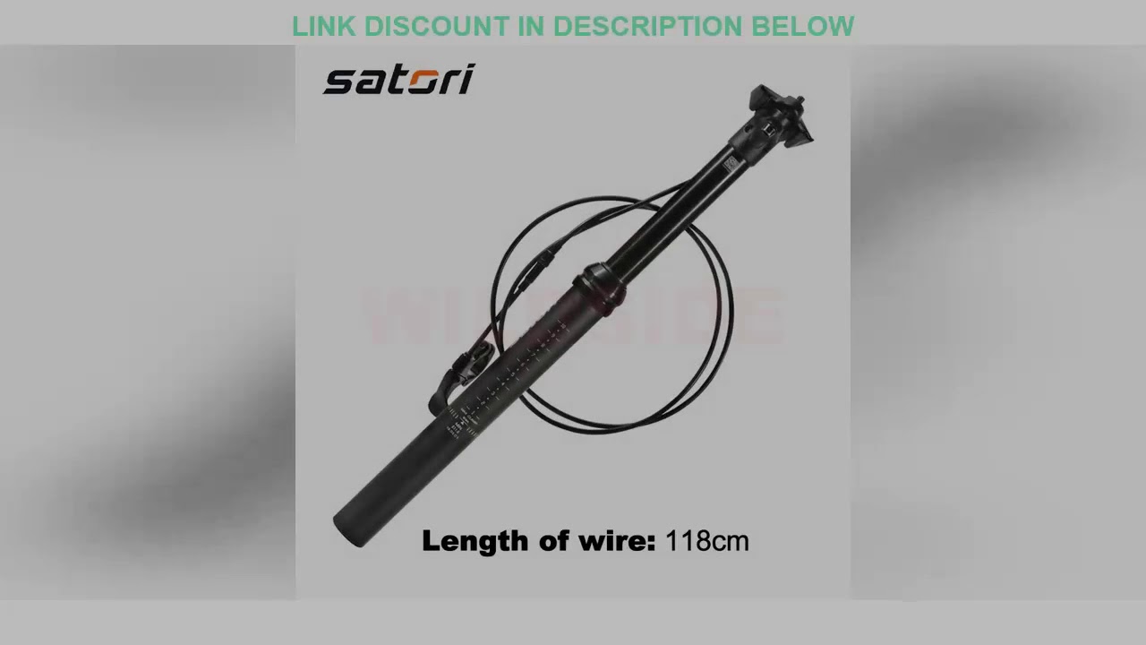 ✓Satori sorata comp height adjustable dropper seatpost mtb mountain bike remote lever bicycle seat