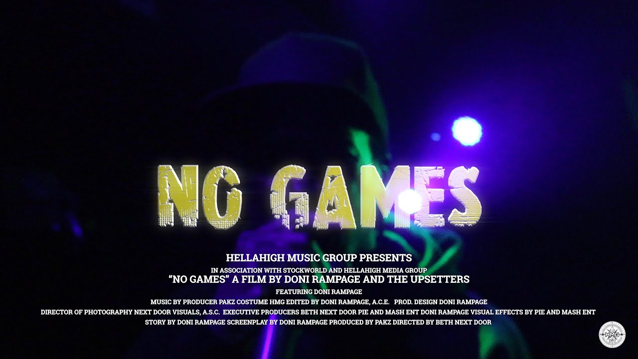Doni Rampage - No Games { Visualiser }. Prod by Pakz
