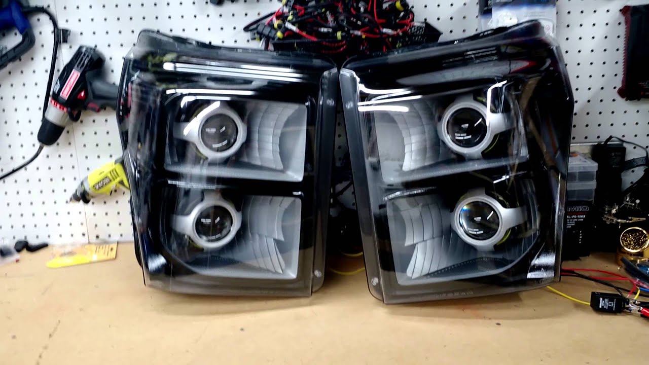 Custom 2011+ Ford SuperDuty Headlights