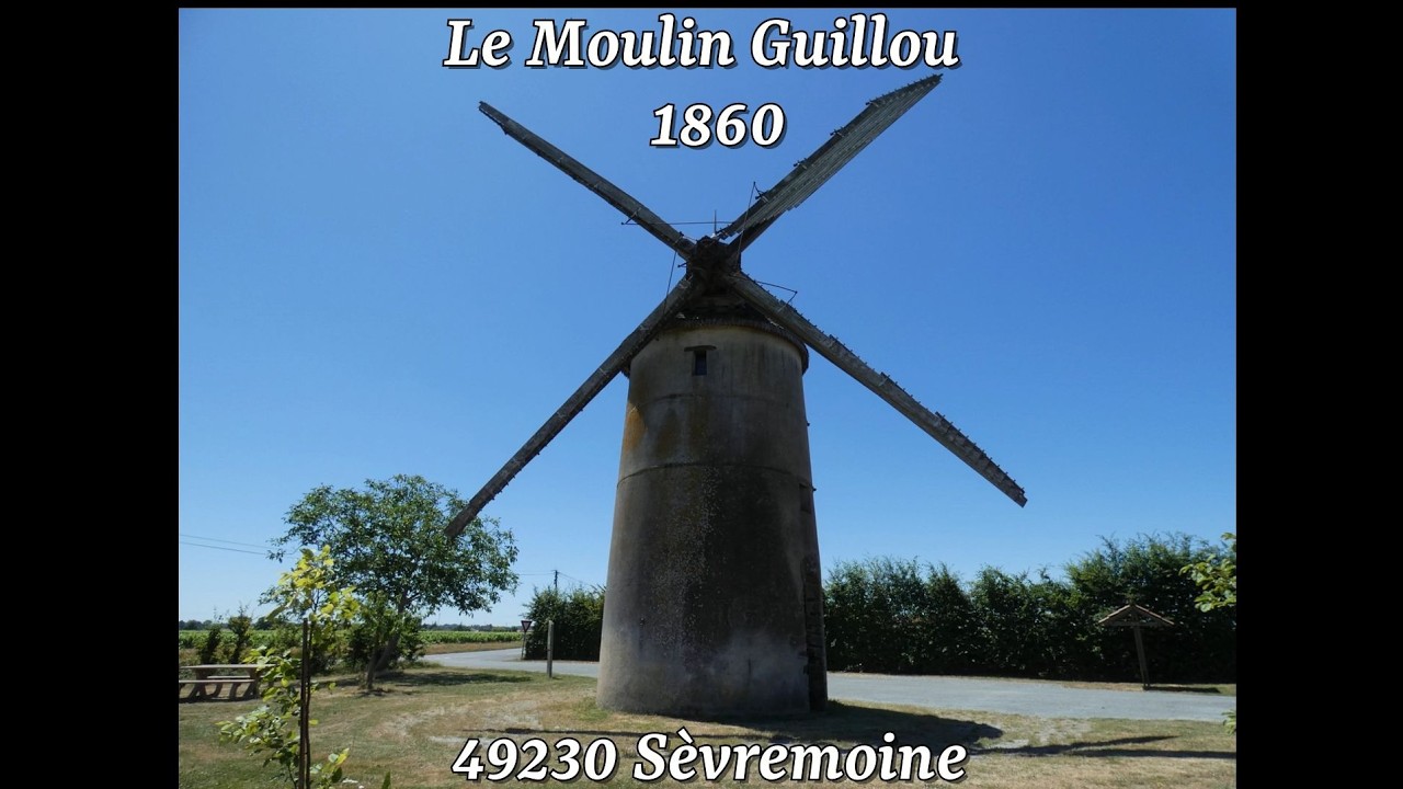 Le Moulin Guillou à Sèvremoine (49230) Maine et Loire 49