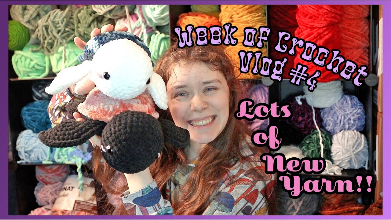 Week of Crochet 4-COZY VLOG!! YARN HAUL!!