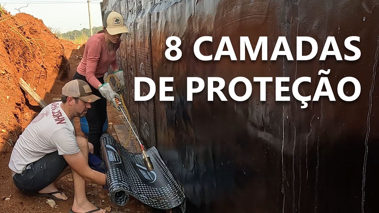 IMPERMEABILIZAÇÃO DE MURO DE ARRIMO OU LAJE EXPOSTA - MELHOR SOLUÇÃO 
