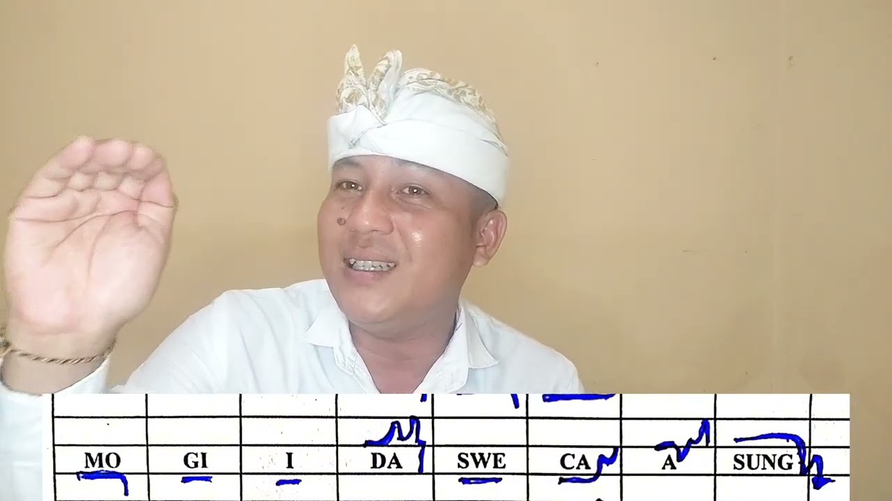 Belajar Kidung MEGATRUH Bagi Pemula