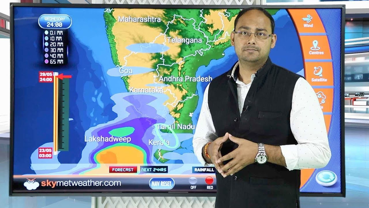 Light rain and thundershower likely in North Kerala and South Interior Karnataka | Skymet weather