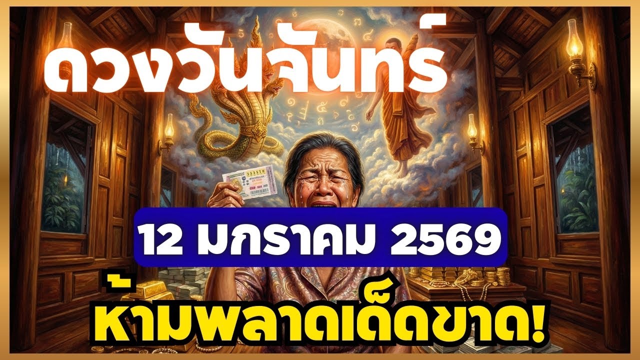 เลขมงคล วันจันทร์ที่ 12 มกราคม ศาสตร์ลับเปิดขุมทรัพย์มหาเศรษฐี พีคมาก