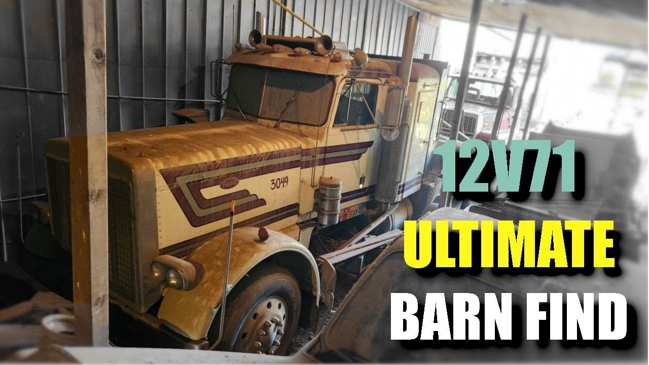 2 12v71 Detroit Powered Peterbilts tucked away since the 90s!!! 7 Year chase!