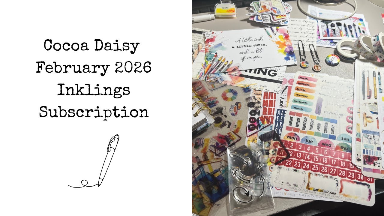 Cocoa Daisy, февраль 2026, наборы Inklings Sub Kits