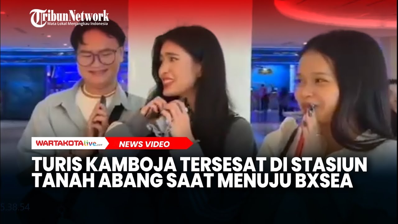 Tiga Turis Kamboja Tersesat di Stasiun Tanah Abang Saat Menuju BXSea, Diselamatkan Polisi