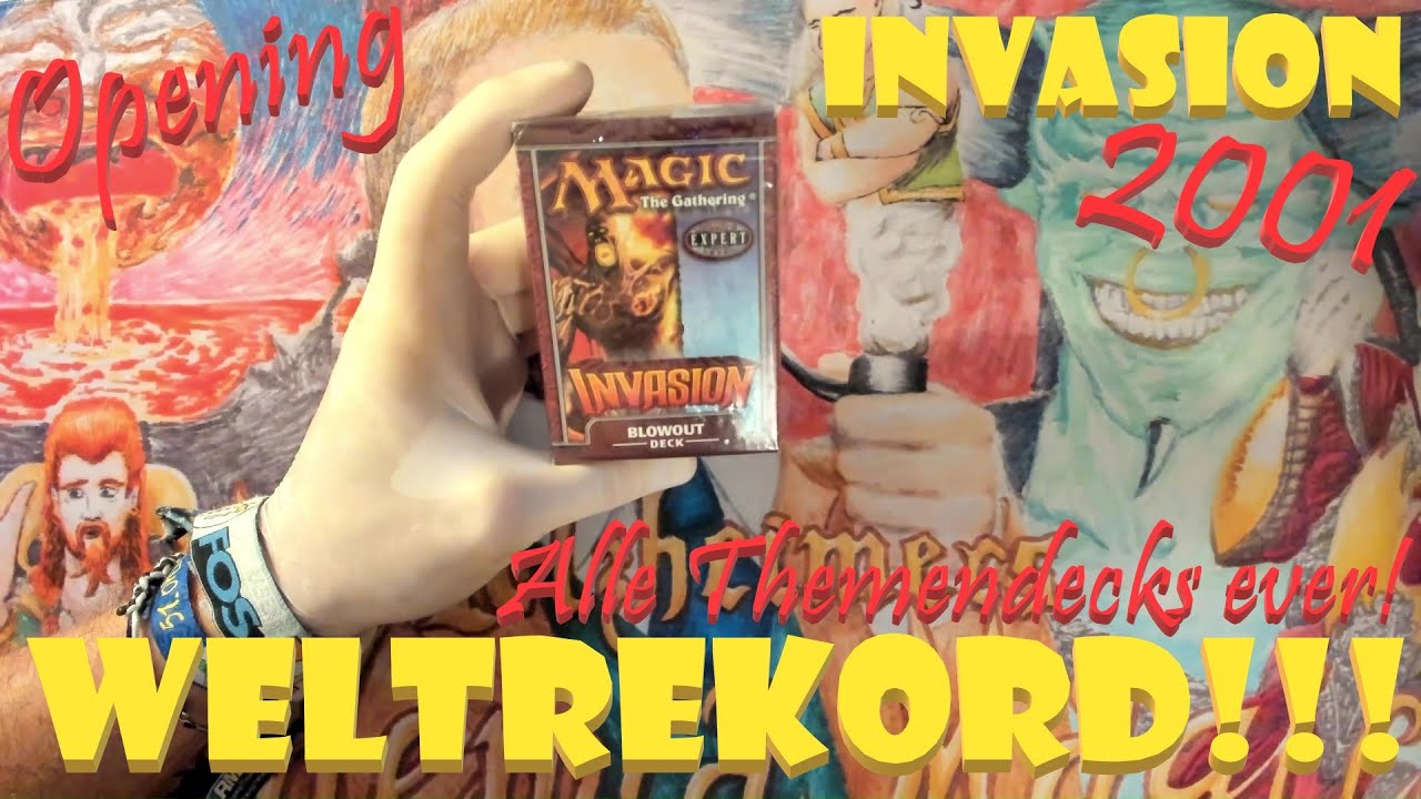 Magic Vintage Opening 219: INVASION (2000) Theme Deck BLOWOUT Magic the Gathering MtG