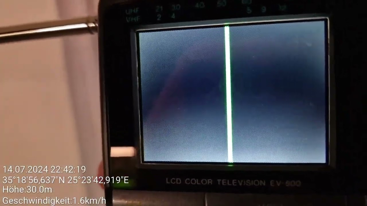 TV DX 1/2 - Analogue TV signal from Turkey received in Crete,  S Greece 🇬🇷