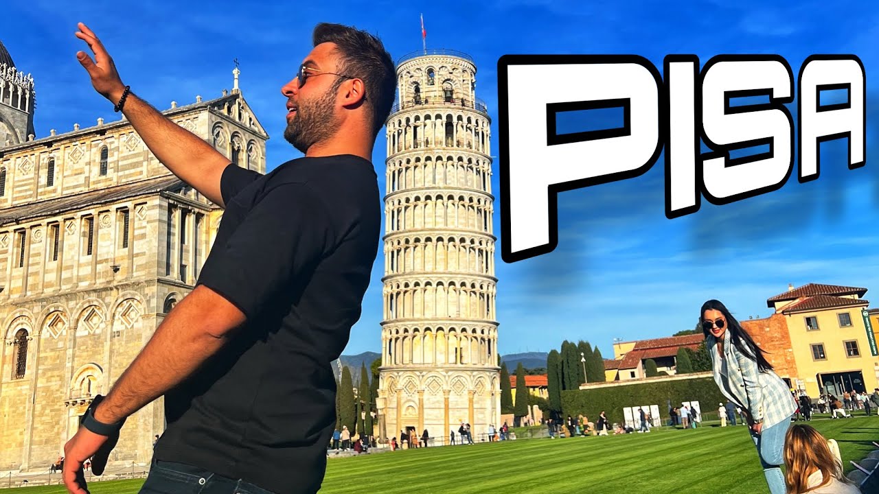 Yamukluğuyla Dünyaca Ünlü Pisa Kulesindeyiz / Arabayla Avrupa Turu Serisi 10
