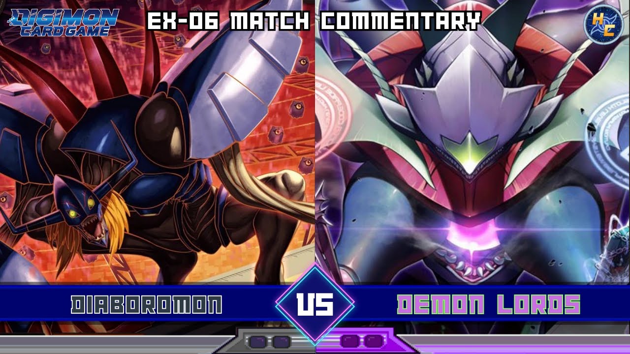 Diaboromon vs Seven Great Demon Lords: EX-06 Matchplay Commentary
