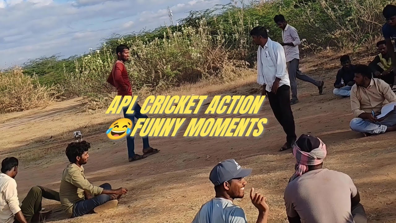 “Action Time lo Comedy Blast 🤣 | APL Cricket Match”Action start… comedy free 😂🏏#CricketFun#Viral