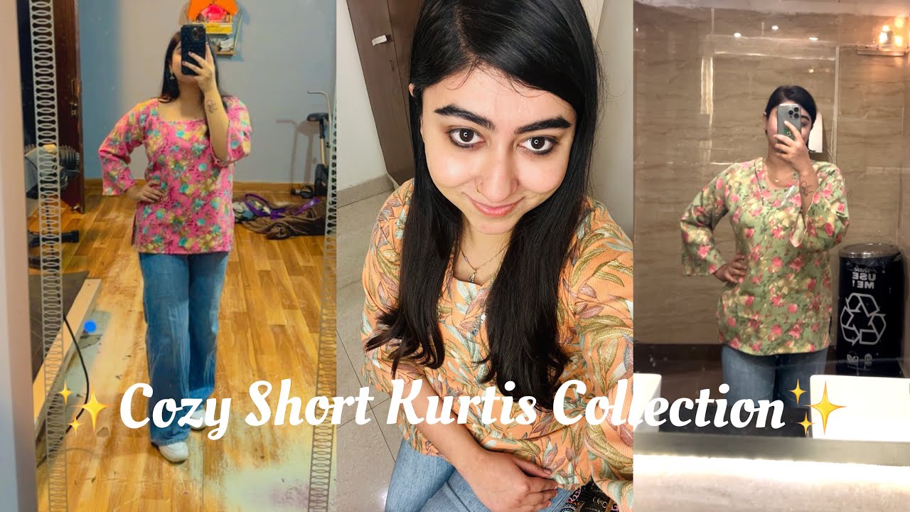 Trendy FLORAL🌸Short KURTIS for GIRLS & LADIES✨ #ethnicwear #kurti #trending #ashwinderkaurofficial 