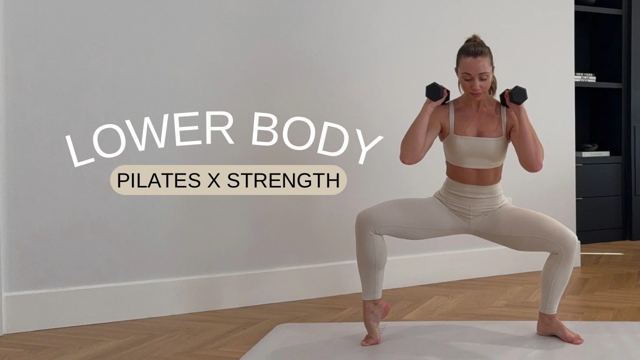 35 MIN LOWER BODY WORKOUT || Pilates x Strength
