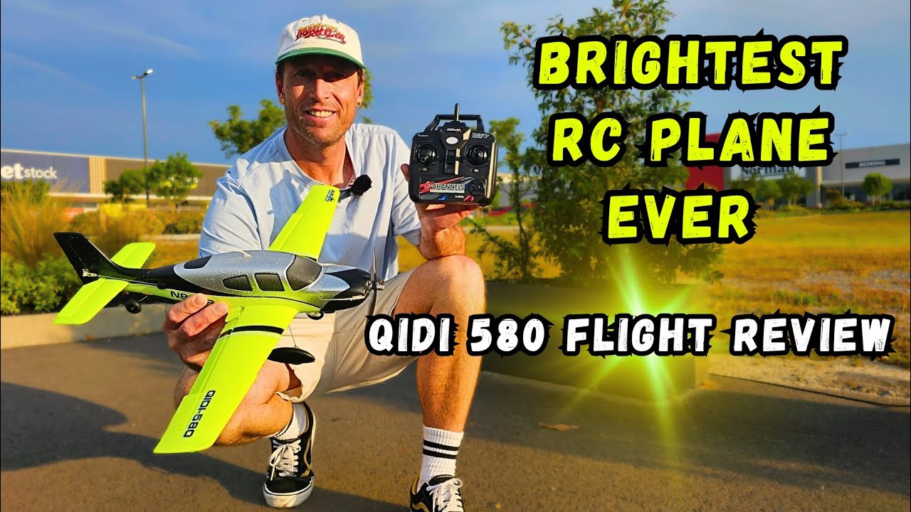 Первый испытательный полет Qidi 580 SR22 4ch Rc самолет магазин парковка летать