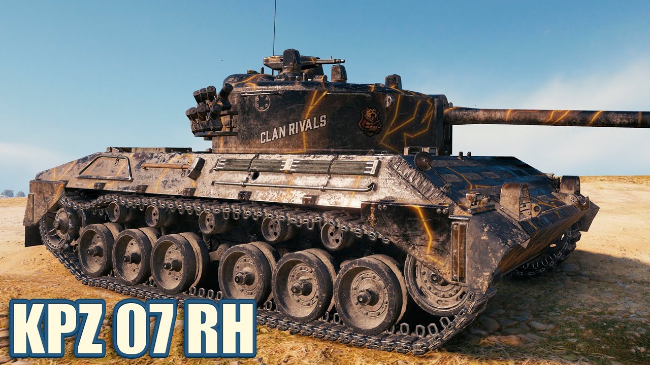 Kampfpanzer 07 RH • 7.6К УРОНА 12 ФРАГОВ • WoT Gameplay