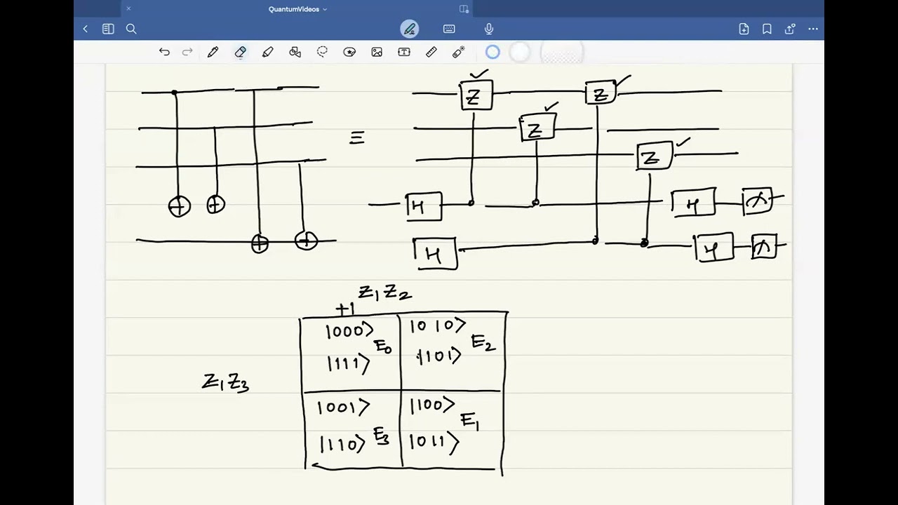 Quantum Error Correction - Bit and Phase flip codes