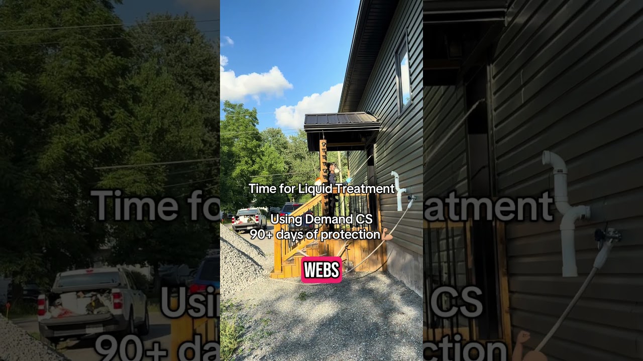 Treating this house for 1000s of #spiders. Owner was distressed. #pestcontrol #ontario #exterminator