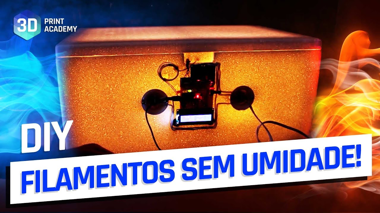 ESTUFA CASEIRA ANTI-UMIDADE para filamentos de Impress&atilde;o 3D (Feat. Fabricio Canal XProjetos)