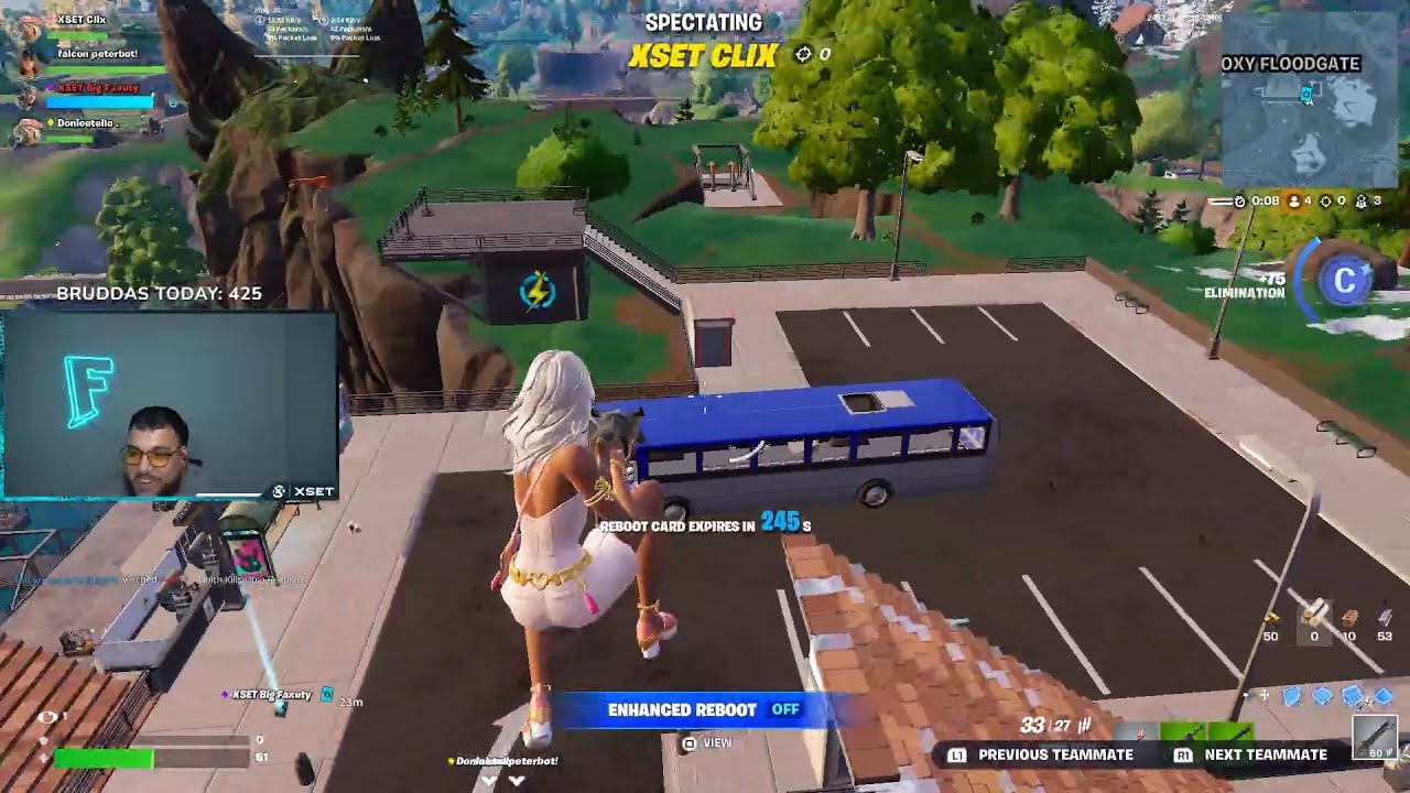 Peterbot Clix Faxuty & Donnie vs Reet Fraanticc Cooper & Curly Off Spawn Tokes | Fortnite