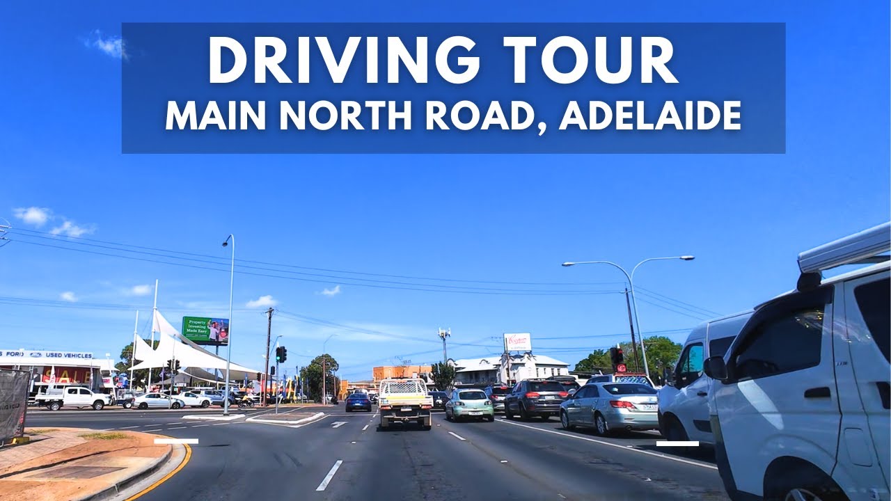 Driving Main North Road in Adelaide from Mawson Lakes to Prospect | Adelaide Driving Tour [4K]