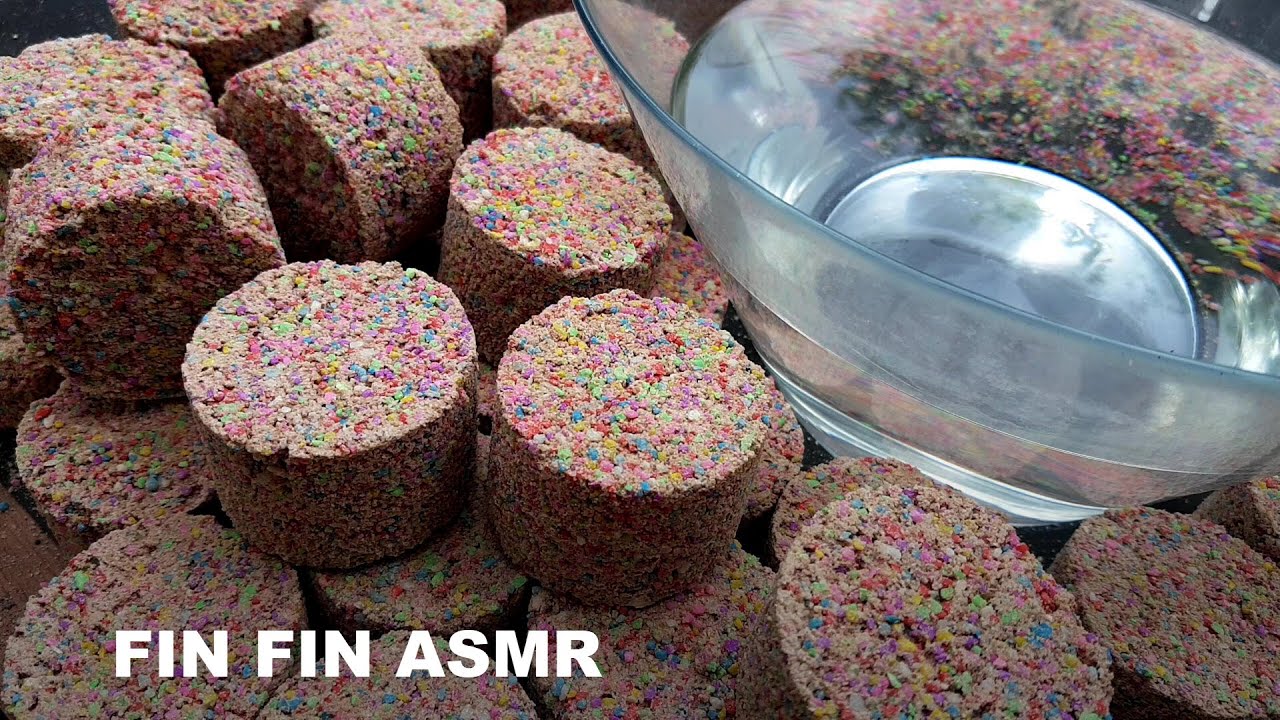ASMR: Sand Sprinkles Crumble in Water :#374