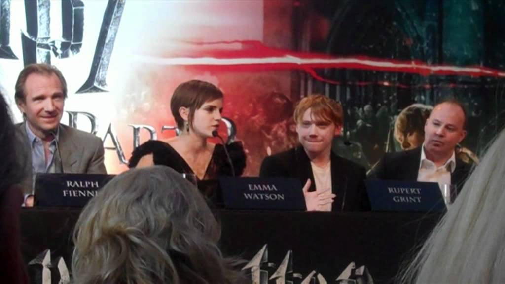 Emma Watson talks about kissing Rupert Grint, Daniel Radcliffe and Tom Felton!