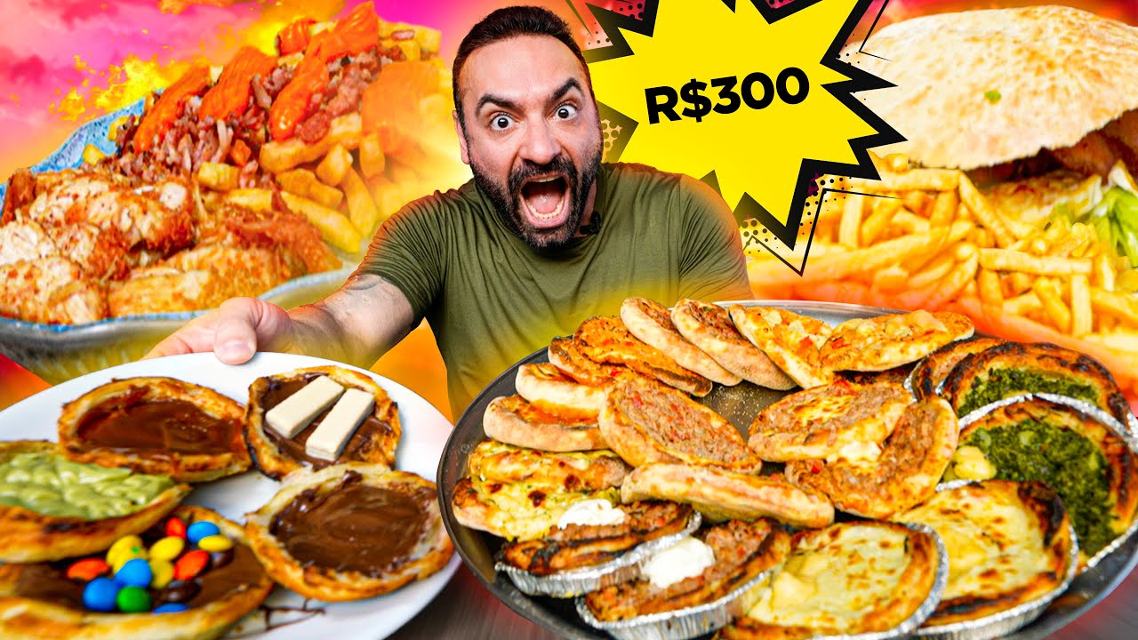 R$300 no HABIB's!! *Deu MUITA comida*