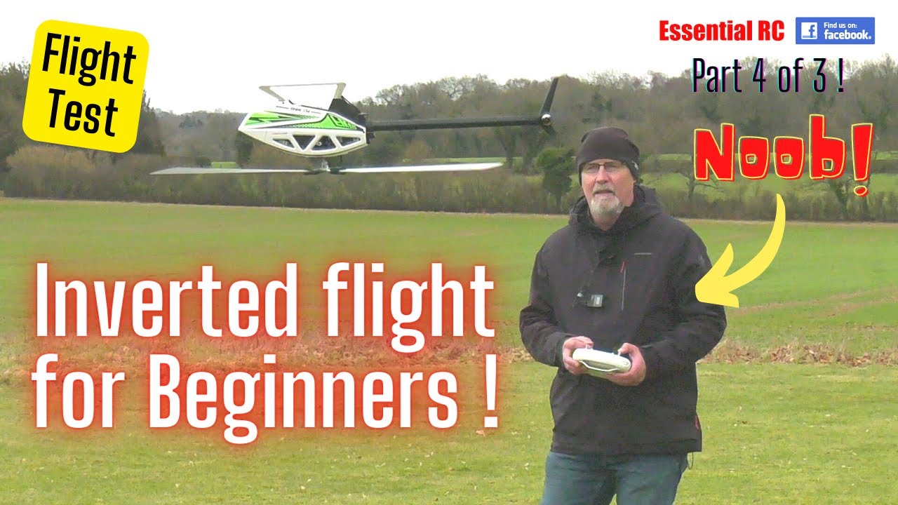 Inverted flight for Beginners ! FlyWing FW450L-V3 'SMART' RC Helicopter