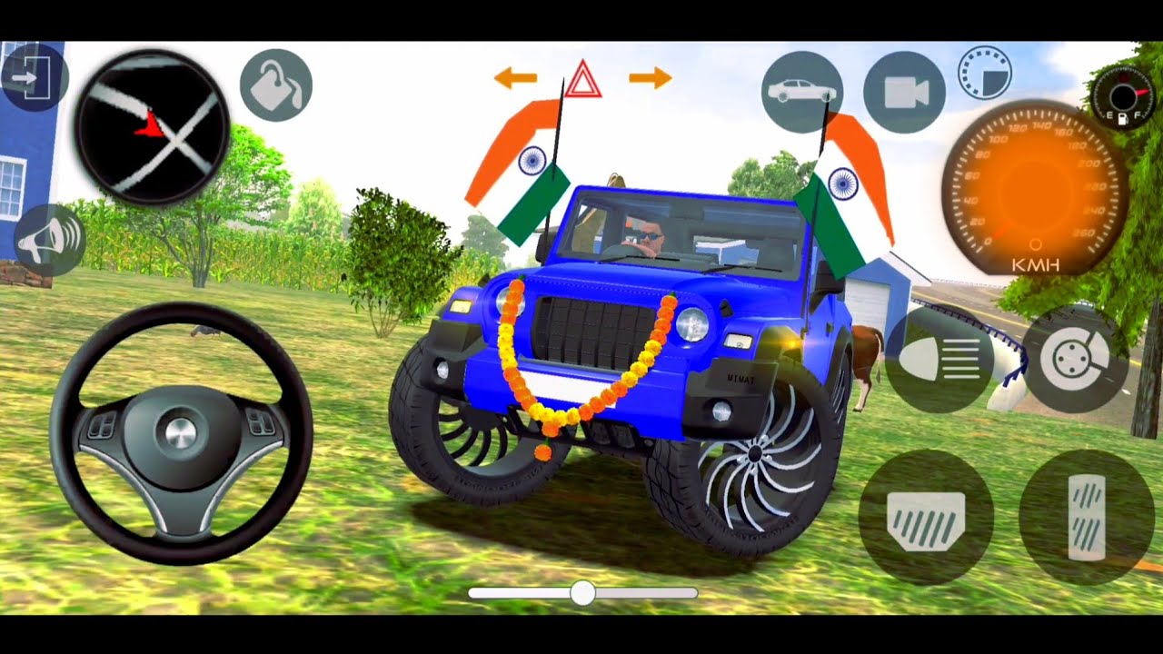 Modified🇮🇳 Mahindra😈 Thar Car Games: Indian Cars (Gadi Wala Game) - Car Game Android Gameplay