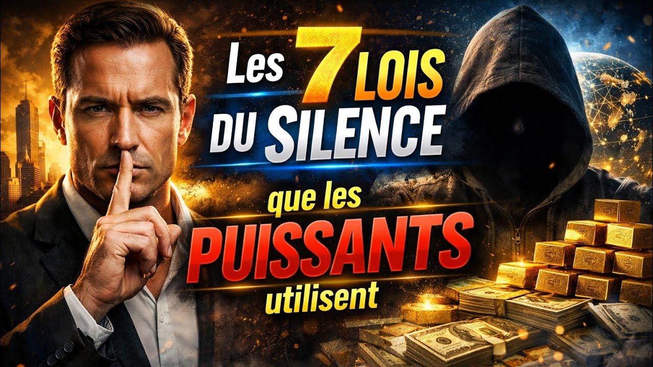 🚨 Les 7 LOIS DU SILENCE que les PUISSANTS utilisent #développementpersonnel