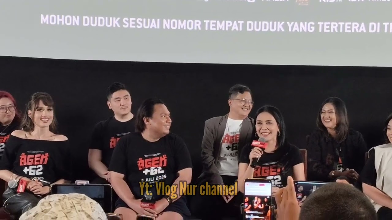 Film agen +62 Keanu, cinta Laura, rita diah pitaloka press conference