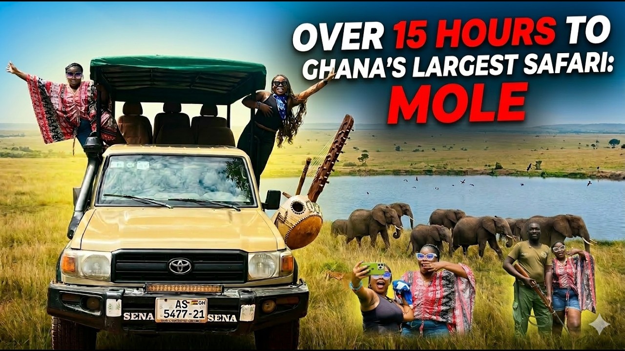 ROAD TRIP TO THE LARGEST SAFARI IN GHANA | GHANA TOUR