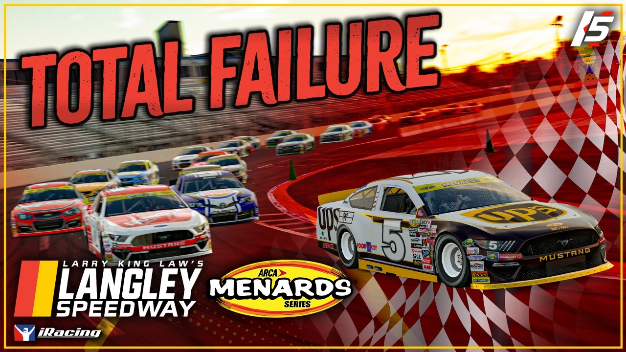 Серия ARCA - Лэнгли - геймплей iRacing NASCAR