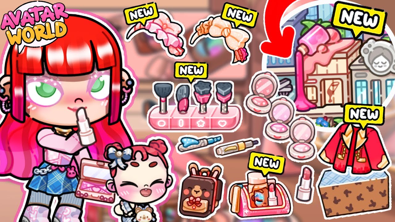 NEUER MAKE UP SHOP in AVATAR WORLD ⭐💄 SECRETS, POLIZEI, POST & VIELE GESCHENKE - UPDATE