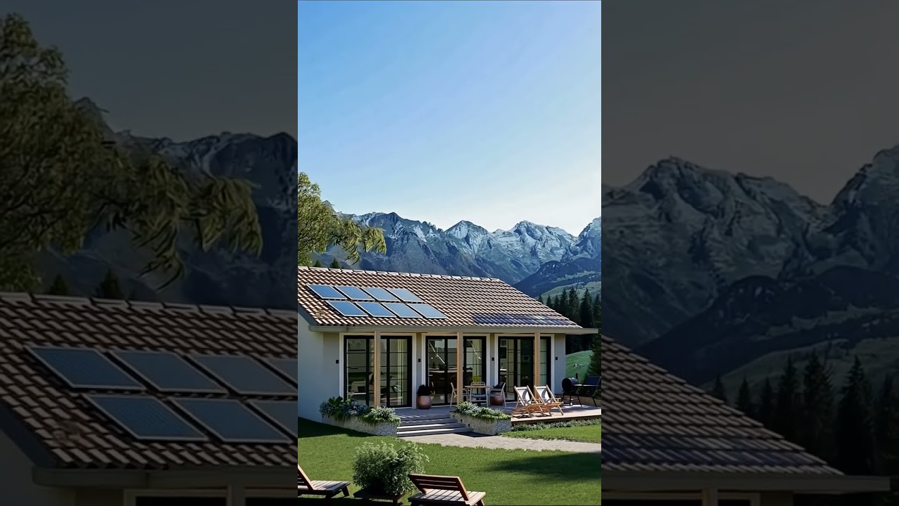 Perfect Mountain House🏔️ #home #garden #relaxation #nature