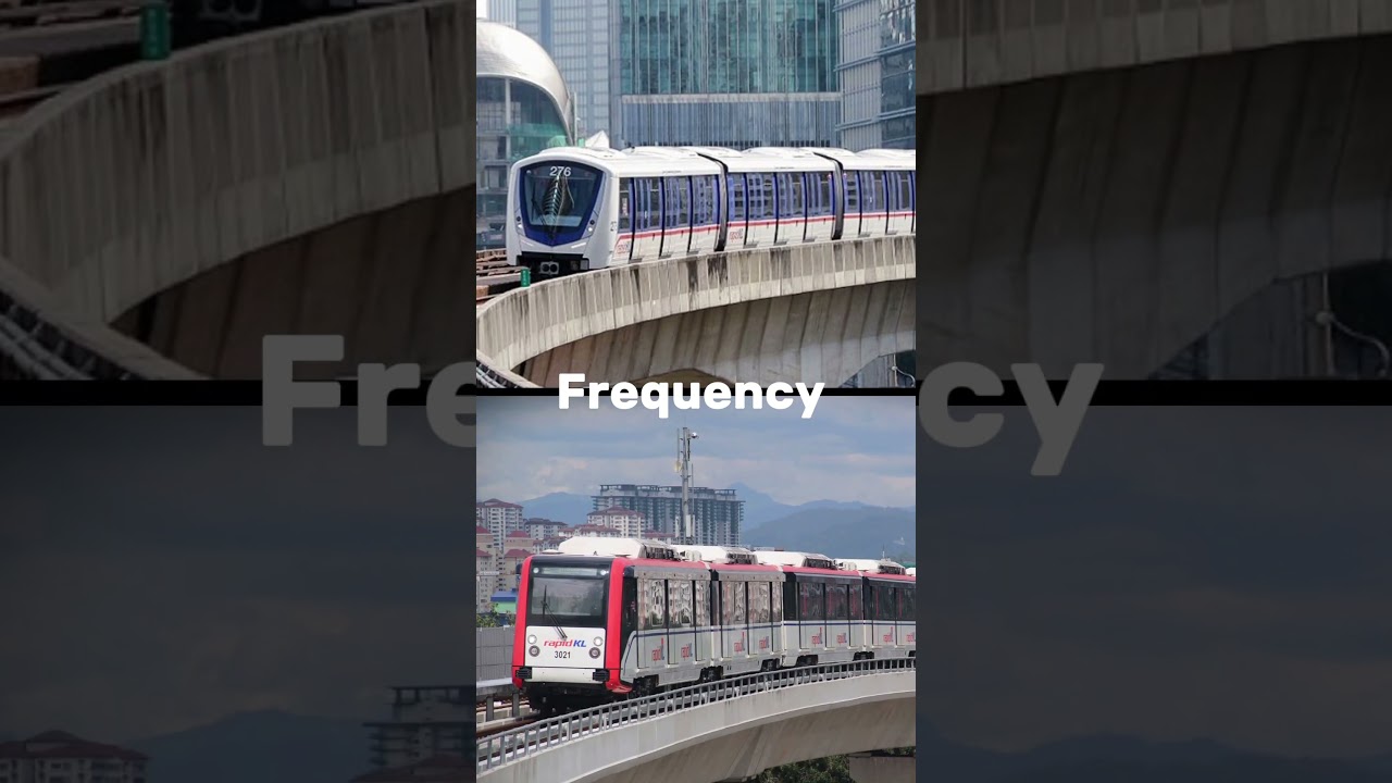 LRT Kelana Jaya VS LRT Ampang/Sri Petaling comparation edit