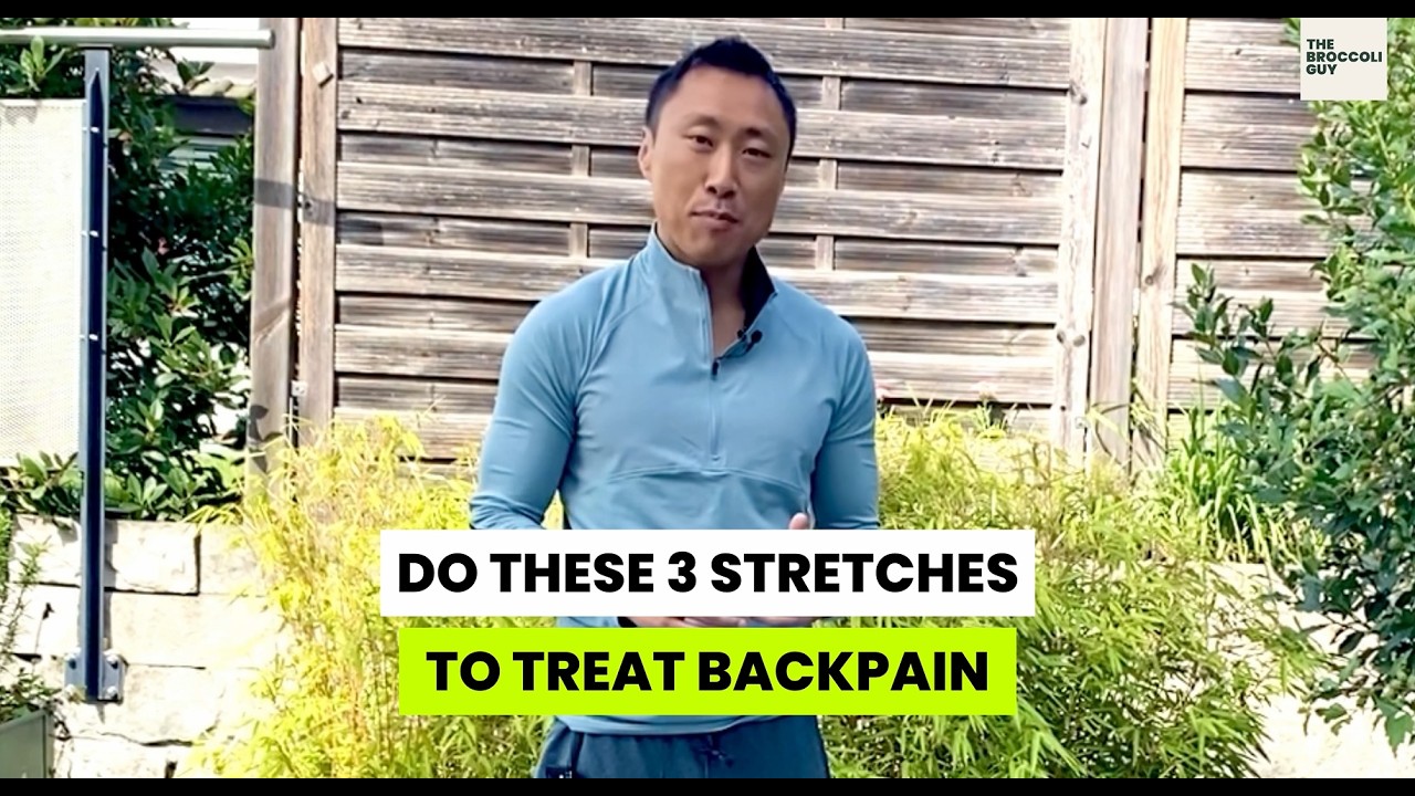 Do these 3 stretches to treat backpain