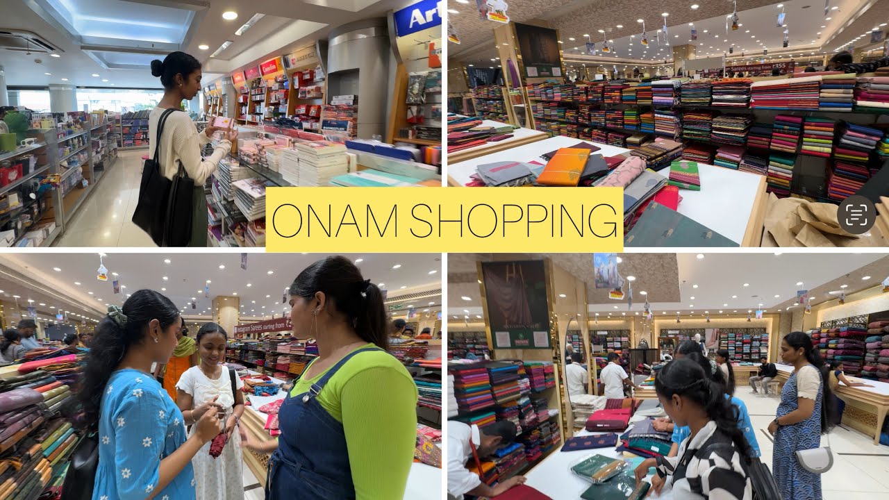 Oru ONAM Shopping Vlog🌼